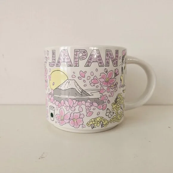 NIB STARBUCKS Been There Series Japan Spring Sakura Coffee Mug Cup 14floz/414ml - Picture 2 of 8